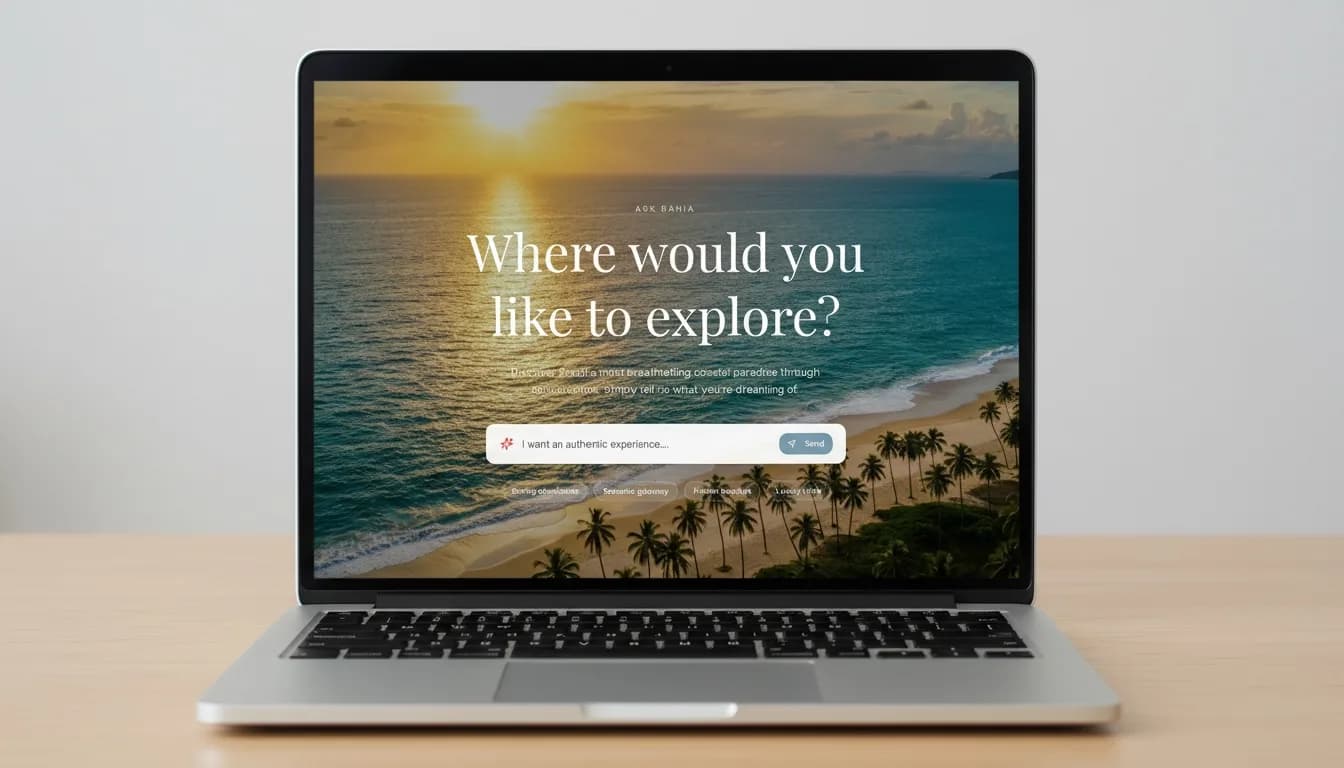 Conversational Luxury Travel Planning screenshot